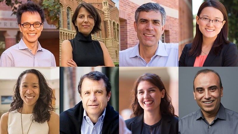 Collage of UCLA Anderson faculty members