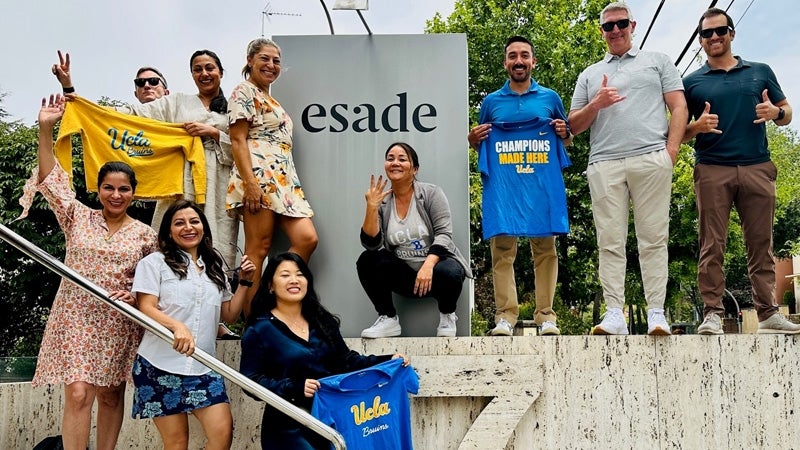 UCLA Anderson Class of 2024 Executive MBA students visited Esade Business School in Spain
